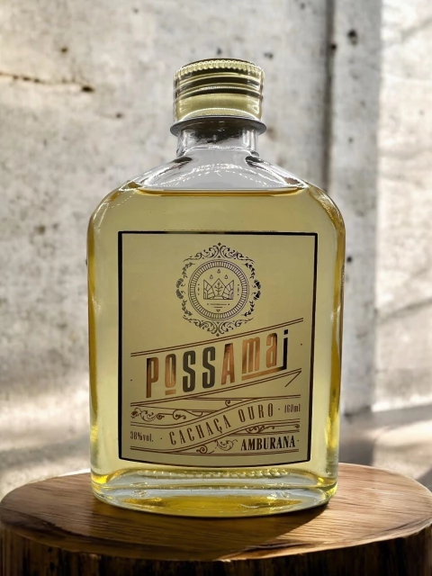 Possamai Cachaça Ouro Amburana 160 ml - 38% vol