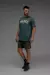 Remera Owner Casual Verde Melange en internet