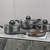 Juego de batería de cocina antiadherente de cerámica Smart Plus de 4 piezas Brinox