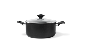 Cacerola con tapa Brinox Masala gris de 24 cm y 4,7 litros, ideal para cocinar en el hogar