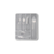 Juego De Cubiertos 32 Pzs Con Organizador Brinox Gris - FENICIO
