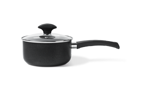 Olla con tapa de 20 cm Brinox Masala en color gris, capacidad de 2,7 litros.
