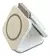 Cargador inalámbrico plegable 3 en 1 de color blanco con diseño compacto