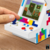 Mini consola Pico Player Retro Tetris con joystick y pantalla mostrando el juego Tetris.