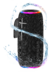 Parlante portátil Hopestar P35 Negro con diseño resistente al agua y luces LED.