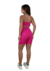Conjunto Feminino Yara Pink Fitness Short + Top de Poliamida - comprar online