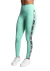 Legging Debora Fitness Feminina Verde Brezee Elástico Vazado Lateral