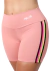 Short Vivi Fitness Feminina Rosa Com Elástico Colorido Lateral UNLIMITED