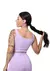 Conjunto Feminino Dayse Lilas Fitness Legging + Top de Poliamida na internet