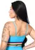 Conjunto Feminino Yara Azul Fitness Short + Top de Poliamida na internet