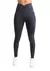 Conjunto Feminino Sarah Preto Fitness Legging + Top de Poliamida - MZB Sportwear