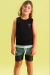 Conjunto Regata Meia Malha Bermuda Tactel - comprar online