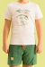 Conjunto Camiseta Meia Malha Bermuda Sarja empapelada - comprar online