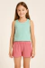Short Infantil Menina Moletinho Básico - Rosa - comprar online