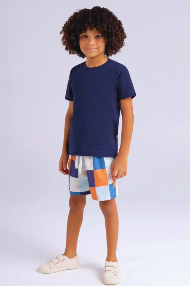 Conjunto Infantil Menino em Meia Malha e Tactel