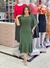 Vestido com babado manga 3/4 - Keidy ju