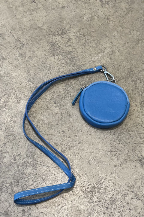 MONEDERO CIRCULAR CELESTE MANCHITAS II - comprar online