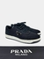 Tênis Prada Downton Re-Nylon Couro Napa Preto 37 - Mix & Match Second Hand