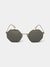 Óculos de sol Fendi Eyeline FF com armação octogonal e lentes escuras.