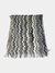 Cachecol Missoni Chevron em tons de cinza e bege.