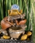 Fuente de agua Feng Shui con esfera de vidrio 18 cm - Alma Regalos