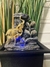 Imagen de Fuente de agua Feng Shui Elefantes 26 cm - Luz multicolor