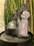 Fuente de Agua Niño Buda con Esfera de Vidrio y Luz LED - 25 cm -Exclusiva