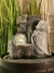 Imagen de Fuente de Agua Niño Buda con Esfera de Vidrio y Luz LED - 25 cm -Exclusiva