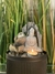 Fuente de Agua Buda Feng Shui con esfera de vidrio - 26 cm - Exclusiva con vela y luz led. - comprar online