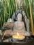 Fuente de Agua Buda Feng Shui con esfera de vidrio - 26 cm - Exclusiva con vela y luz led. - tienda online