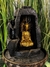 Exclusiva Fuente de Agua Feng Shui con Buda 32 cm - Caída de agua en forma de lluvia intensa en internet
