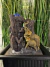 Fuente de Agua Feng Shui Elefantes 25 cm - Diseño exclusivo esfera de vidrio multicolor - comprar online