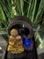 Fuente de agua Buda Feng Shui - Dorado - 18 cm