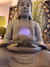 Exclusiva figura de Buda con fuente de agua - Apta interior y exterior - Esfera gigante de vidrio en internet