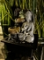 Fuente de Agua Feng Shui con Buda 26 cm con esfera de vidrio - comprar online