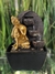 Fuente de agua Buda Feng Shui - Dorado - 18 cm