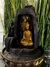 Exclusiva Fuente de Agua Feng Shui con Buda 32 cm - Caída de agua en forma de lluvia intensa - Alma Regalos