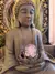 Exclusiva figura de Buda con fuente de agua - Apta interior y exterior - Esfera gigante de vidrio - Alma Regalos