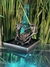 Fuente de Agua Enamorados con Esfera de Vidrio 16 cm