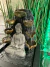 Fuente de agua Feng Shui con Buda y luz led blanca - 25 cm - comprar online