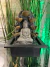 Fuente de agua Feng Shui con Buda y luz led blanca - 25 cm