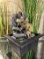 Fuente de agua Feng Shui Elefantes 26 cm - Exclusivo en internet