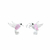 Aros Pasantes Plata 925 - Colebri con Cristal APC033 - comprar online