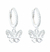 Aros en Plata 925 – Mariposa MicroCristales AMP017