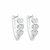 Aros en Plata 925 – Corazones con MicroCristales AMP012 - comprar online