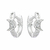 Aros en Plata 925 – Lunita con MicroCristales AMP013 - comprar online