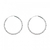 Argollas de Plata 925 - Doble Hilo Trenzado 30mm AA050