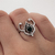 Anillo con piedra de Plata 925 AP043