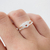 Anillo corazon con cubic Isabella ANC038