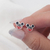 Aros abridores esmaltados de Plata Mickey ABE146